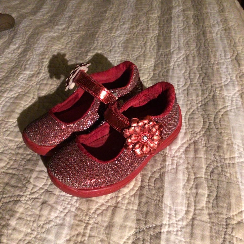 Stride rite Mary Jane ruby slippers velcro